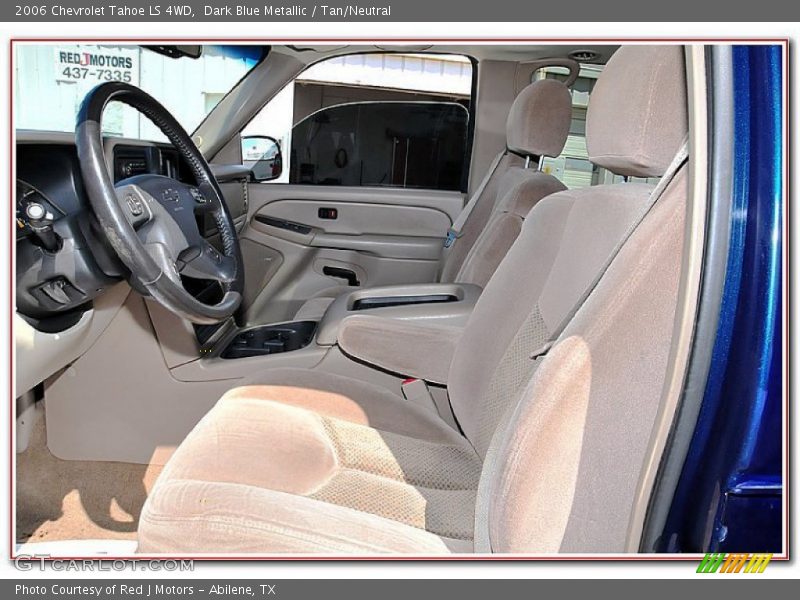 Dark Blue Metallic / Tan/Neutral 2006 Chevrolet Tahoe LS 4WD