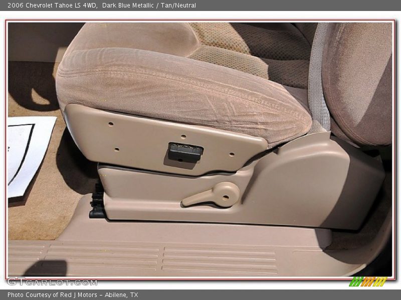 Dark Blue Metallic / Tan/Neutral 2006 Chevrolet Tahoe LS 4WD