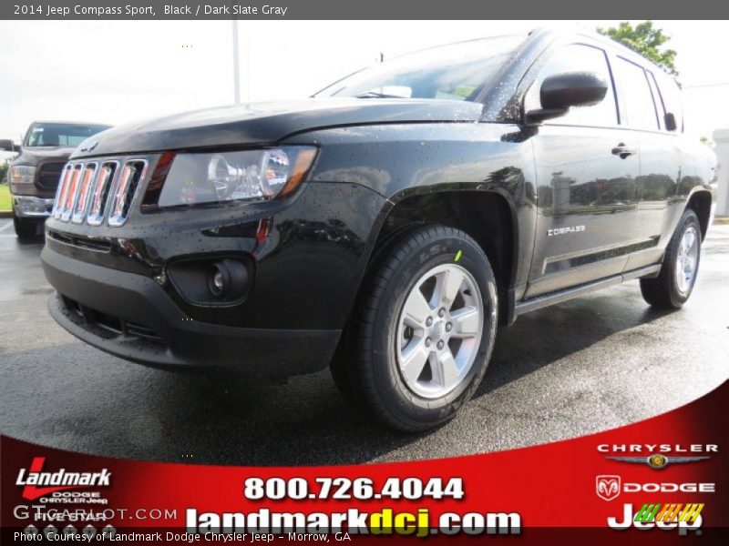 Black / Dark Slate Gray 2014 Jeep Compass Sport
