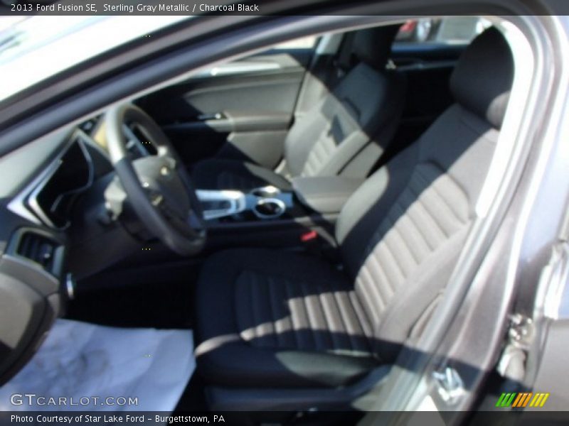 Sterling Gray Metallic / Charcoal Black 2013 Ford Fusion SE