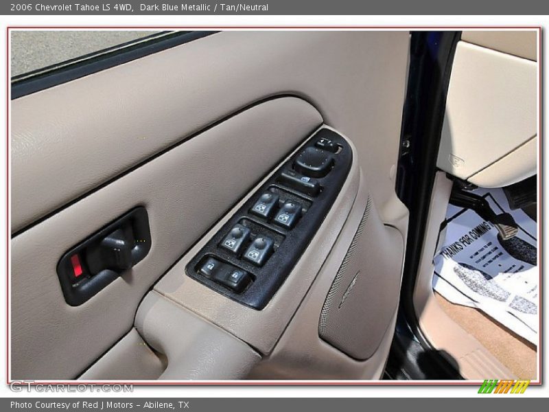 Dark Blue Metallic / Tan/Neutral 2006 Chevrolet Tahoe LS 4WD