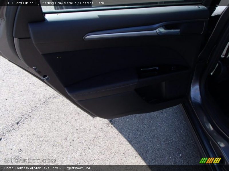 Sterling Gray Metallic / Charcoal Black 2013 Ford Fusion SE