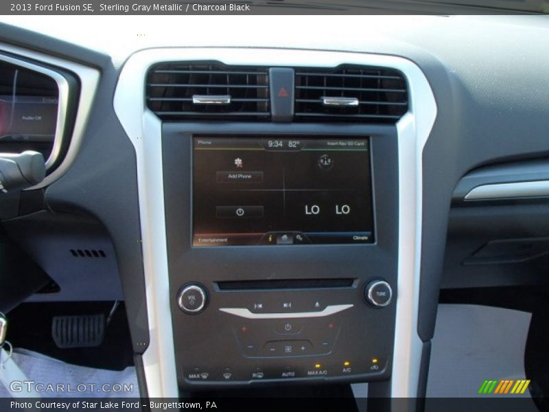 Sterling Gray Metallic / Charcoal Black 2013 Ford Fusion SE