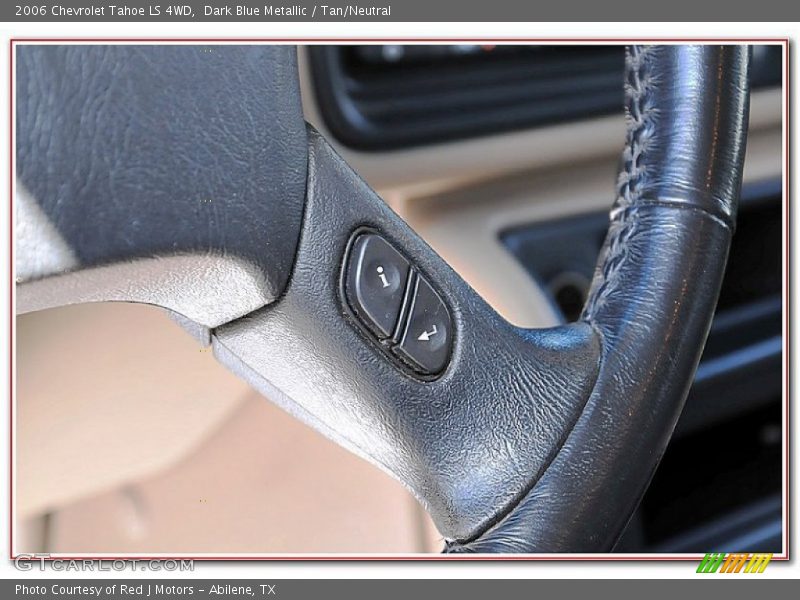 Dark Blue Metallic / Tan/Neutral 2006 Chevrolet Tahoe LS 4WD