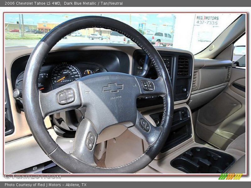 Dark Blue Metallic / Tan/Neutral 2006 Chevrolet Tahoe LS 4WD
