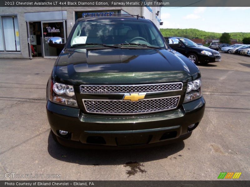 Fairway Metallic / Light Titanium 2013 Chevrolet Avalanche LT 4x4 Black Diamond Edition