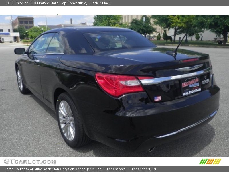 Black / Black 2013 Chrysler 200 Limited Hard Top Convertible