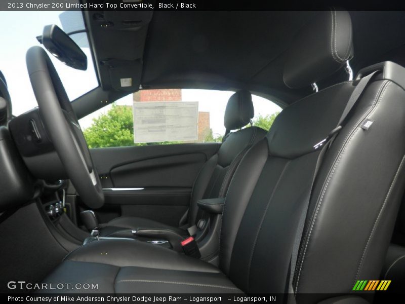 Black / Black 2013 Chrysler 200 Limited Hard Top Convertible
