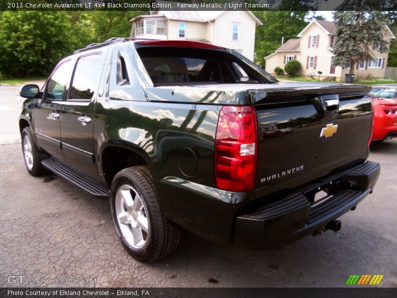 Fairway Metallic / Light Titanium 2013 Chevrolet Avalanche LT 4x4 Black Diamond Edition