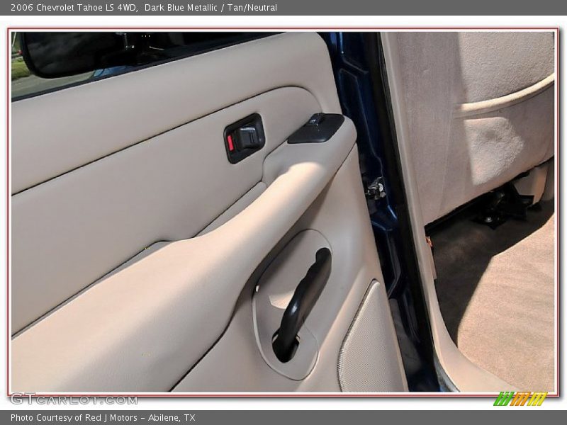 Dark Blue Metallic / Tan/Neutral 2006 Chevrolet Tahoe LS 4WD