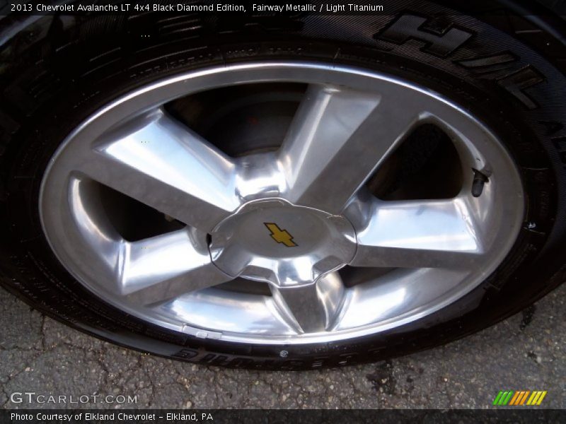  2013 Avalanche LT 4x4 Black Diamond Edition Wheel