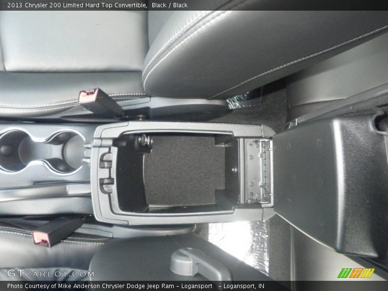Black / Black 2013 Chrysler 200 Limited Hard Top Convertible