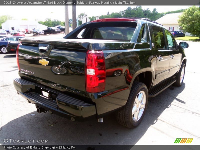 Fairway Metallic / Light Titanium 2013 Chevrolet Avalanche LT 4x4 Black Diamond Edition