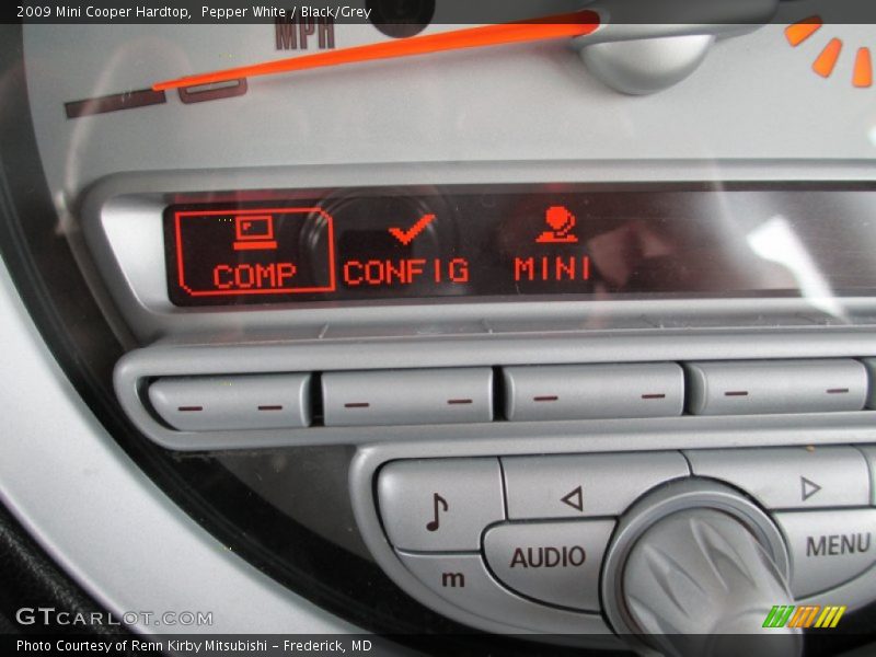 Pepper White / Black/Grey 2009 Mini Cooper Hardtop