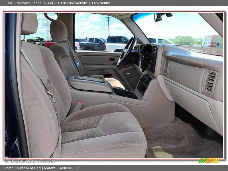 Dark Blue Metallic / Tan/Neutral 2006 Chevrolet Tahoe LS 4WD