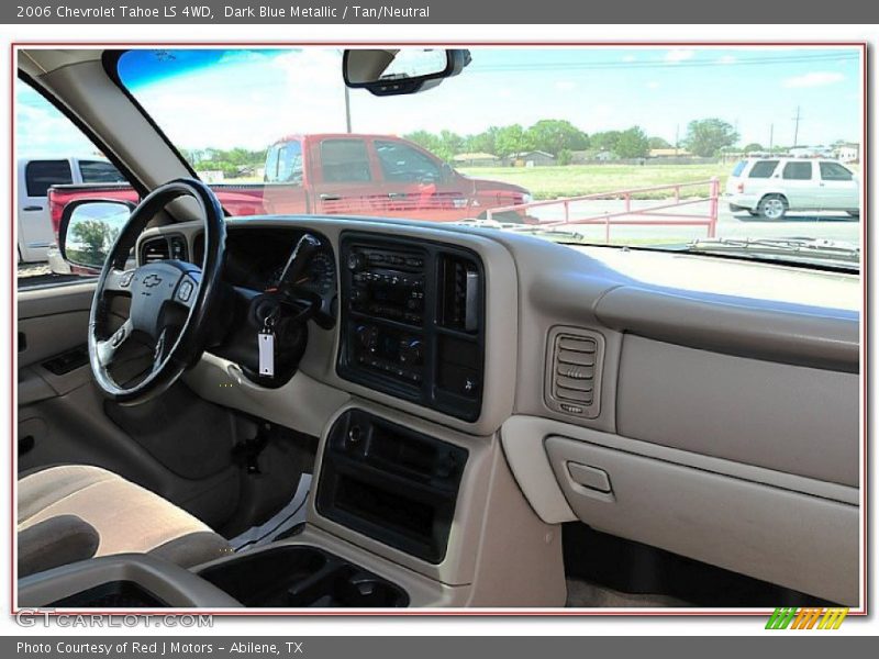 Dark Blue Metallic / Tan/Neutral 2006 Chevrolet Tahoe LS 4WD