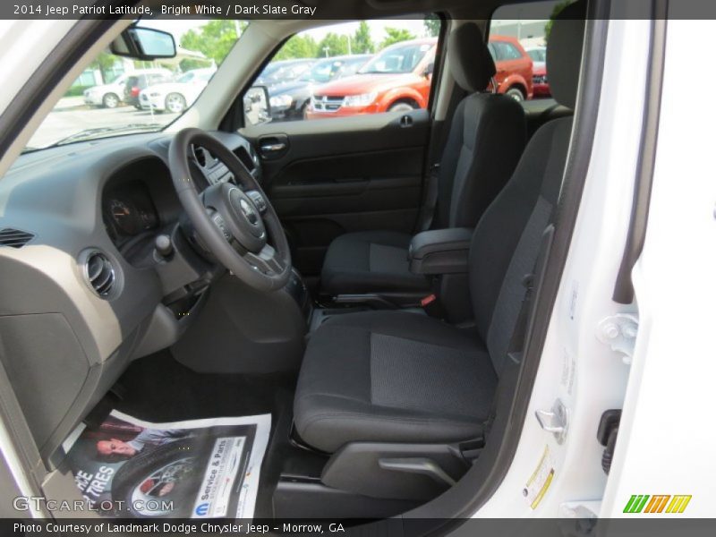Bright White / Dark Slate Gray 2014 Jeep Patriot Latitude