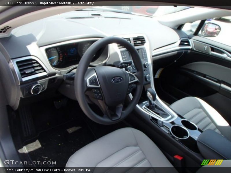 Ingot Silver Metallic / Earth Gray 2013 Ford Fusion S