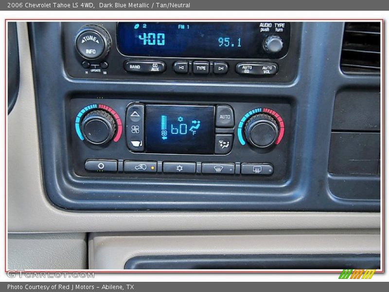 Dark Blue Metallic / Tan/Neutral 2006 Chevrolet Tahoe LS 4WD