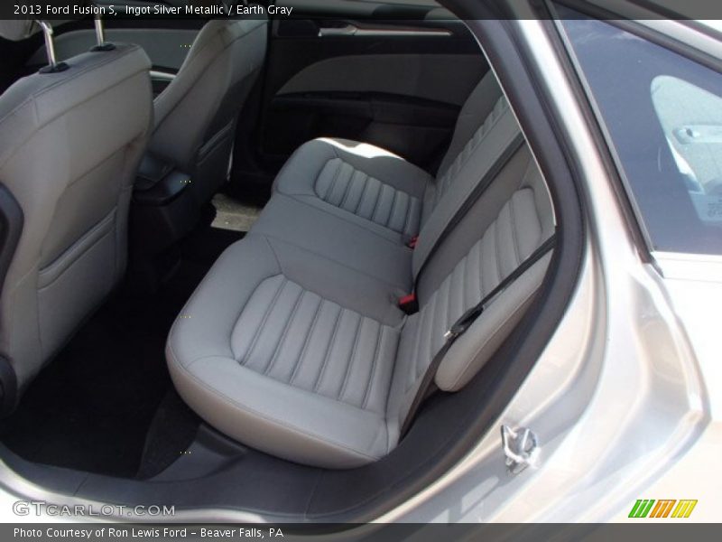 Ingot Silver Metallic / Earth Gray 2013 Ford Fusion S