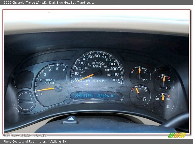 Dark Blue Metallic / Tan/Neutral 2006 Chevrolet Tahoe LS 4WD