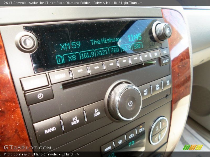 Fairway Metallic / Light Titanium 2013 Chevrolet Avalanche LT 4x4 Black Diamond Edition