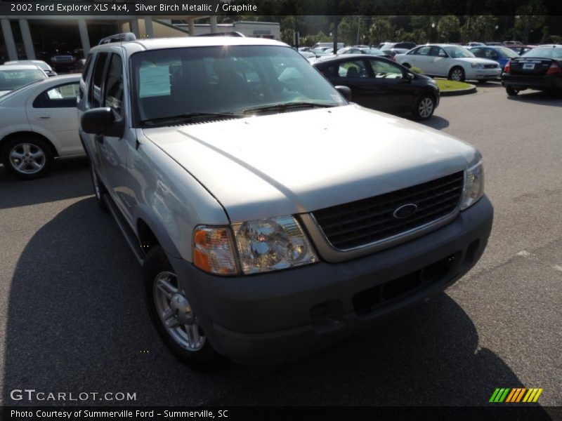 Silver Birch Metallic / Graphite 2002 Ford Explorer XLS 4x4