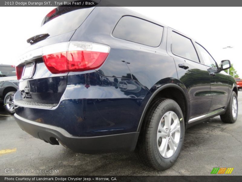 True Blue Pearl / Black 2013 Dodge Durango SXT