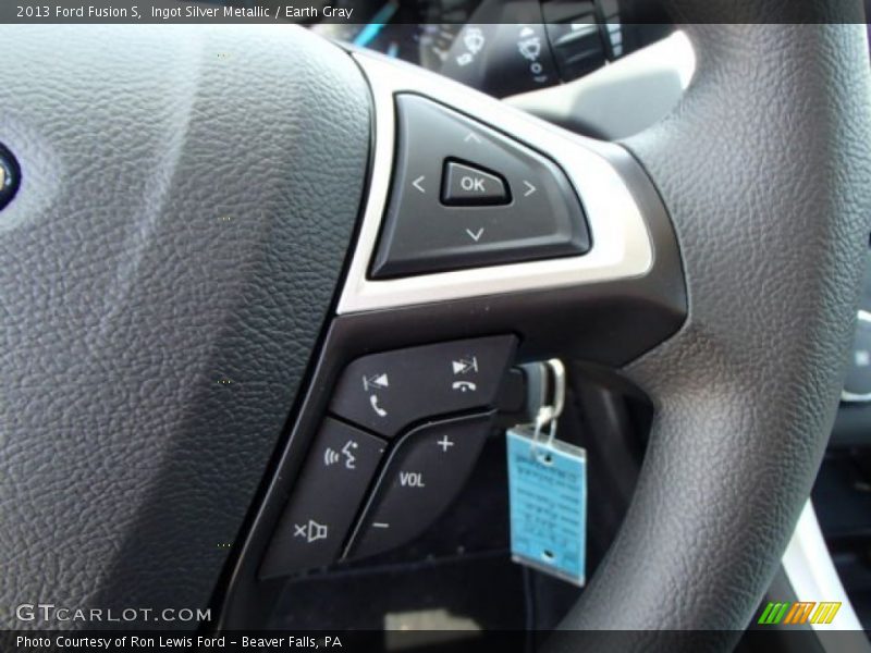 Ingot Silver Metallic / Earth Gray 2013 Ford Fusion S