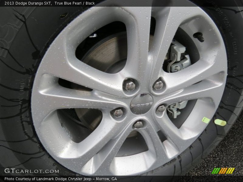 True Blue Pearl / Black 2013 Dodge Durango SXT