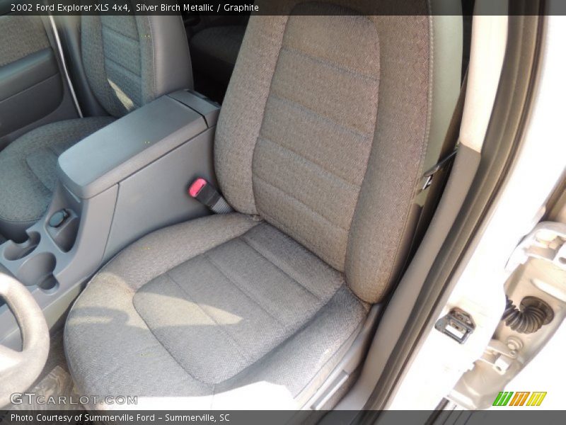 Silver Birch Metallic / Graphite 2002 Ford Explorer XLS 4x4