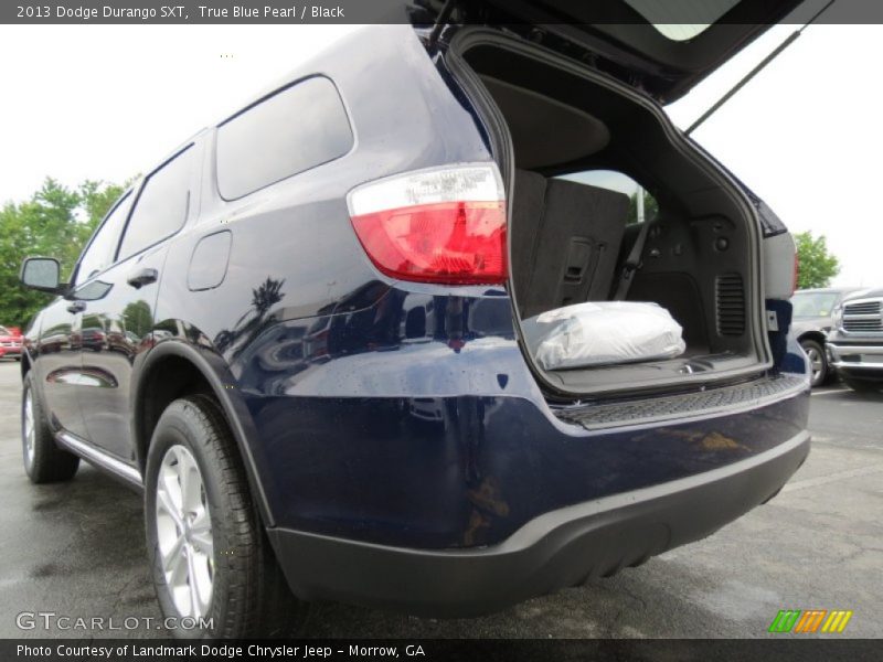 True Blue Pearl / Black 2013 Dodge Durango SXT