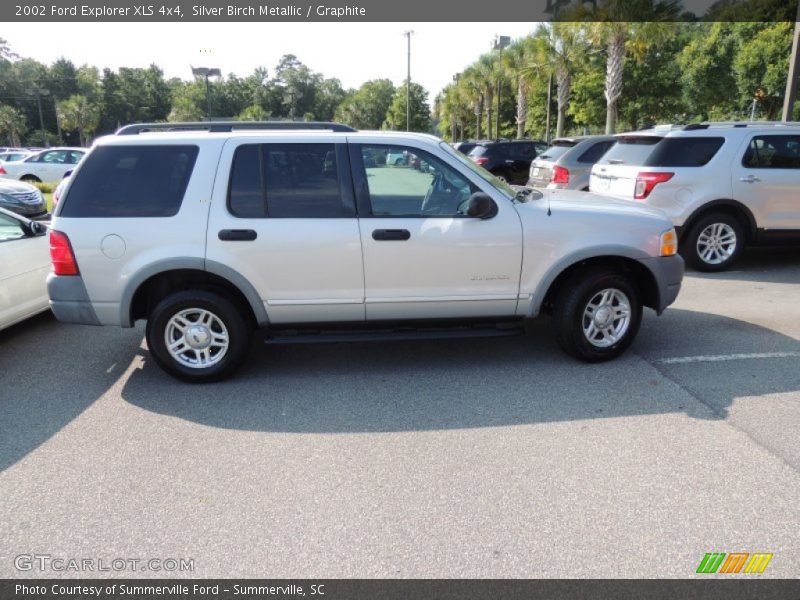 Silver Birch Metallic / Graphite 2002 Ford Explorer XLS 4x4