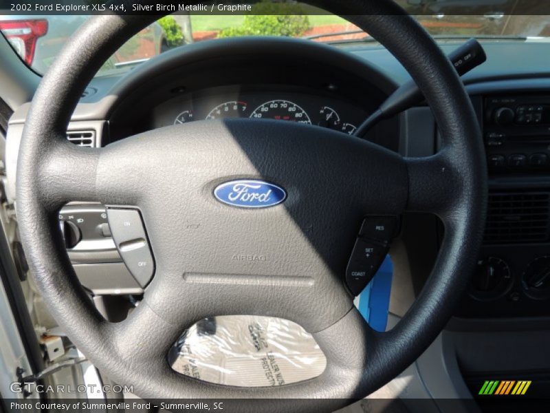 Silver Birch Metallic / Graphite 2002 Ford Explorer XLS 4x4