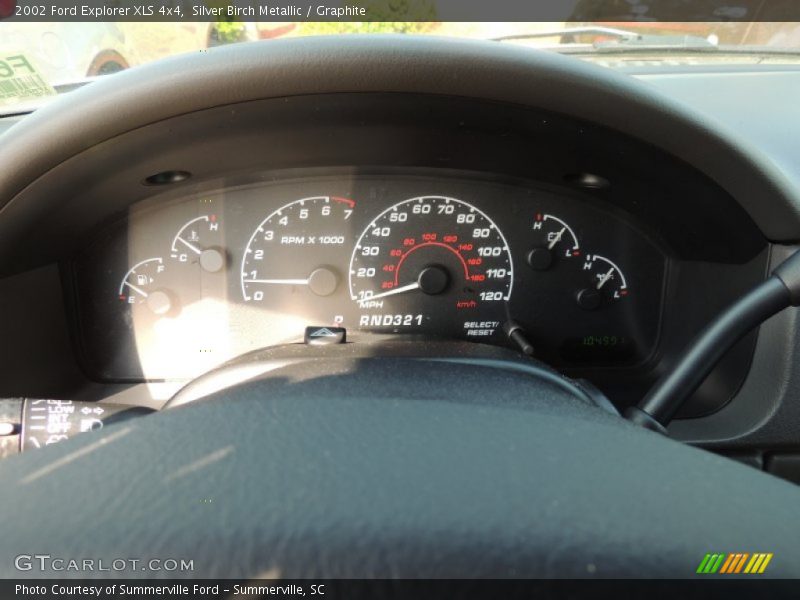 Silver Birch Metallic / Graphite 2002 Ford Explorer XLS 4x4