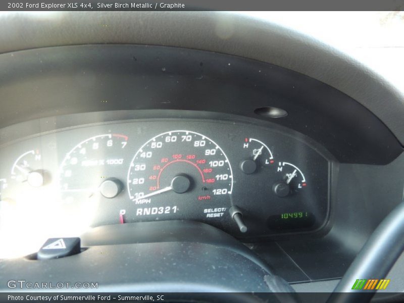 Silver Birch Metallic / Graphite 2002 Ford Explorer XLS 4x4