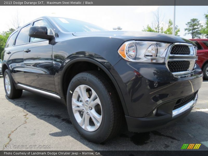 Maximum Steel Metallic / Black 2013 Dodge Durango SXT