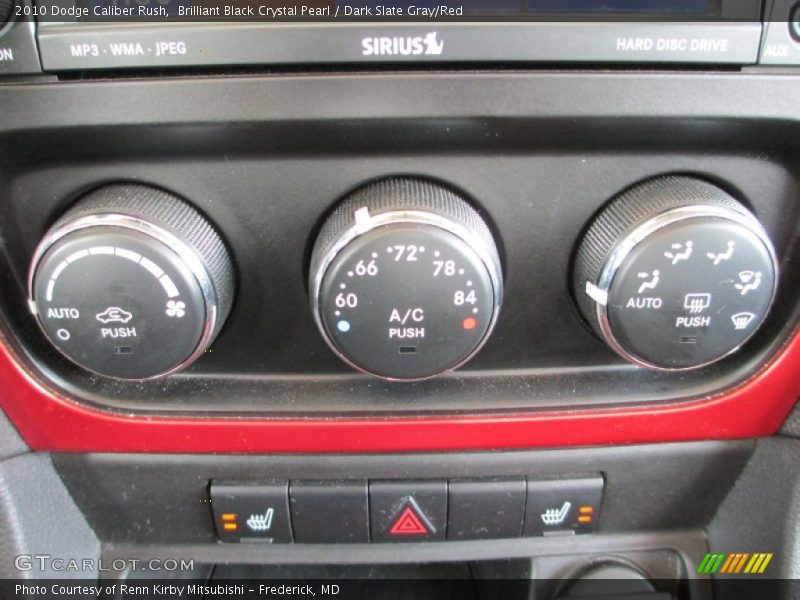 Controls of 2010 Caliber Rush