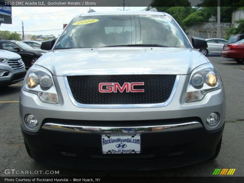 Quicksilver Metallic / Ebony 2010 GMC Acadia SLE
