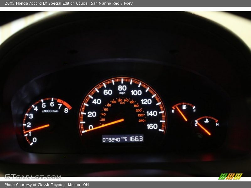  2005 Accord LX Special Edition Coupe LX Special Edition Coupe Gauges