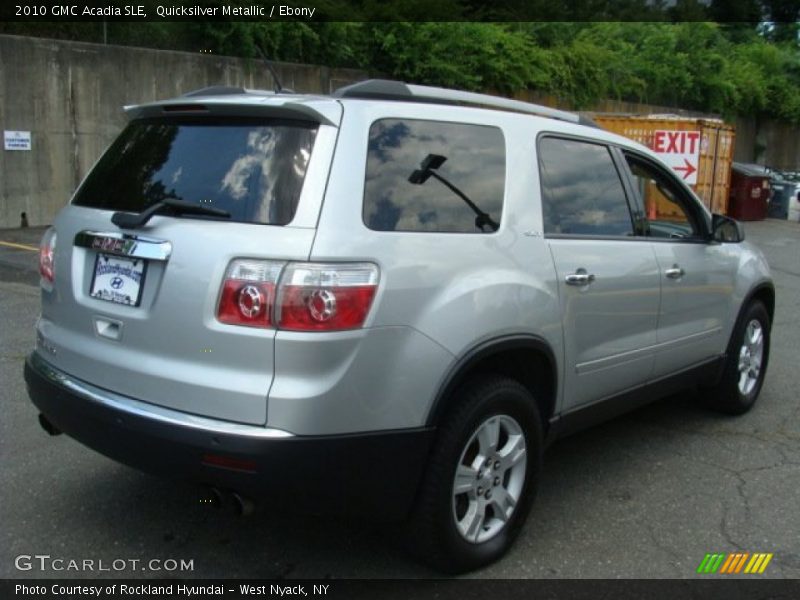 Quicksilver Metallic / Ebony 2010 GMC Acadia SLE