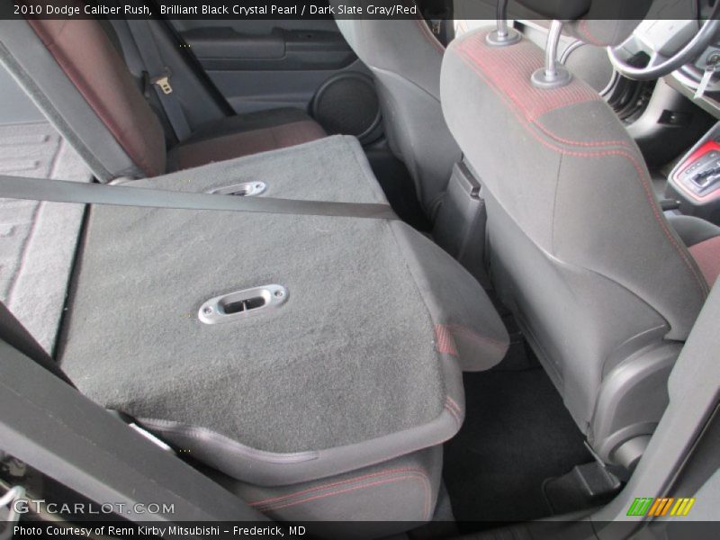 Brilliant Black Crystal Pearl / Dark Slate Gray/Red 2010 Dodge Caliber Rush