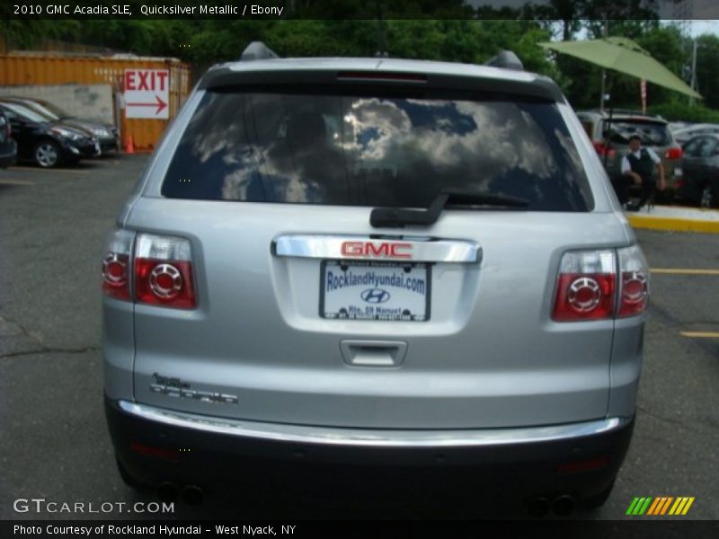 Quicksilver Metallic / Ebony 2010 GMC Acadia SLE