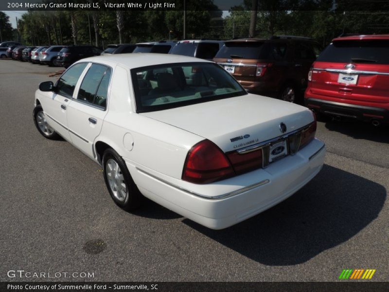 Vibrant White / Light Flint 2004 Mercury Grand Marquis LS