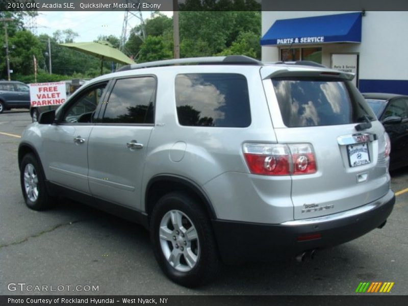 Quicksilver Metallic / Ebony 2010 GMC Acadia SLE