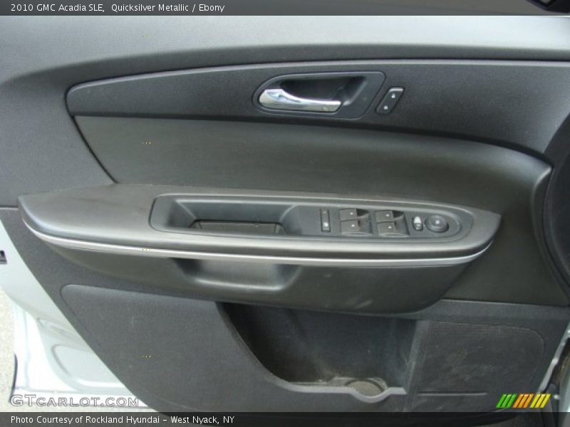 Quicksilver Metallic / Ebony 2010 GMC Acadia SLE