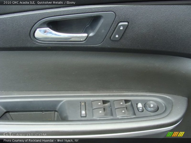 Quicksilver Metallic / Ebony 2010 GMC Acadia SLE