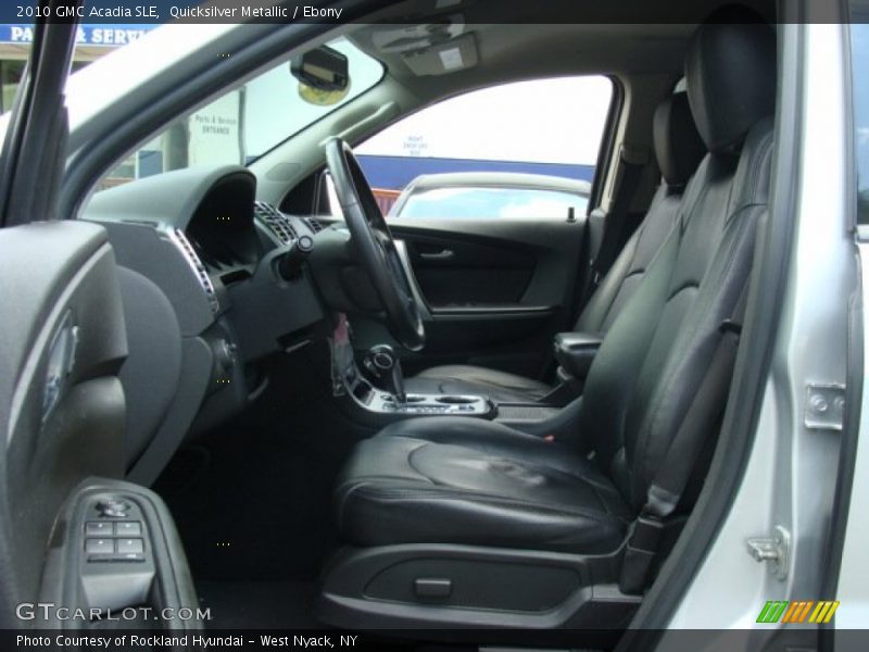 Quicksilver Metallic / Ebony 2010 GMC Acadia SLE