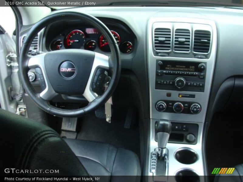 Quicksilver Metallic / Ebony 2010 GMC Acadia SLE