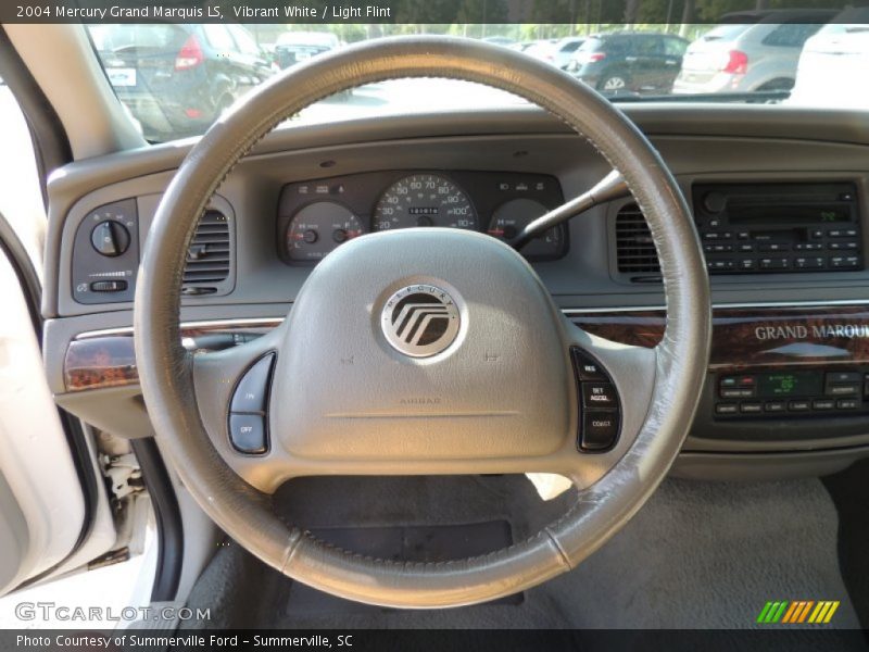 Vibrant White / Light Flint 2004 Mercury Grand Marquis LS
